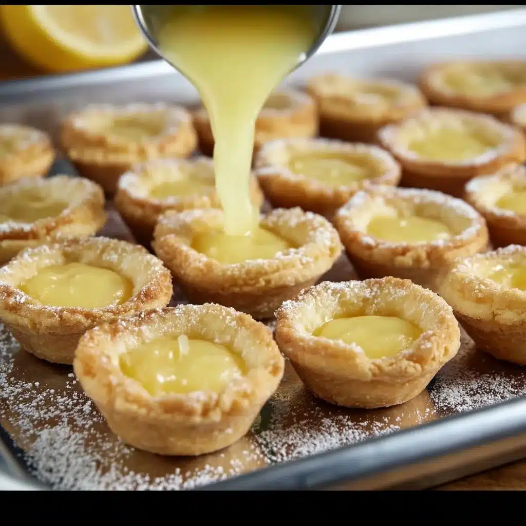 Lemon Bar Cookie Cups