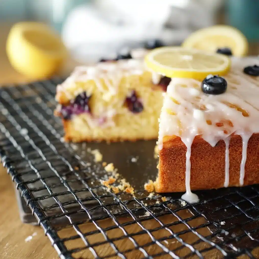 Lemon Blueberry Sheet Cake