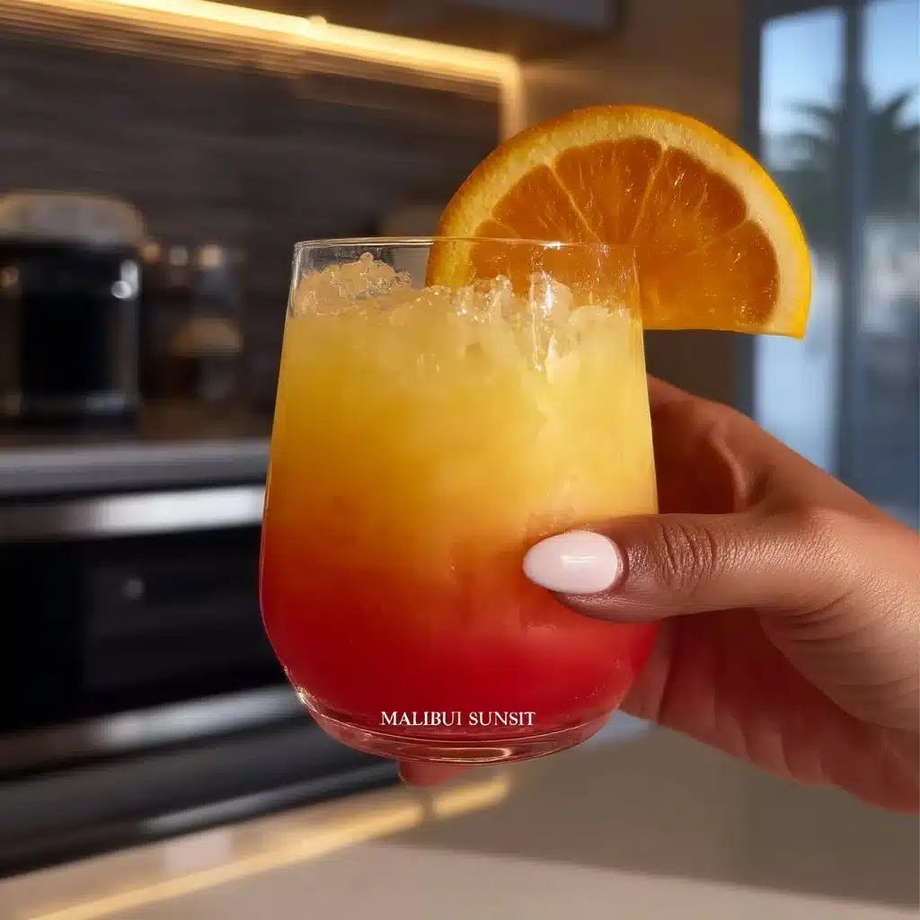 Malibu Sunset Cocktail