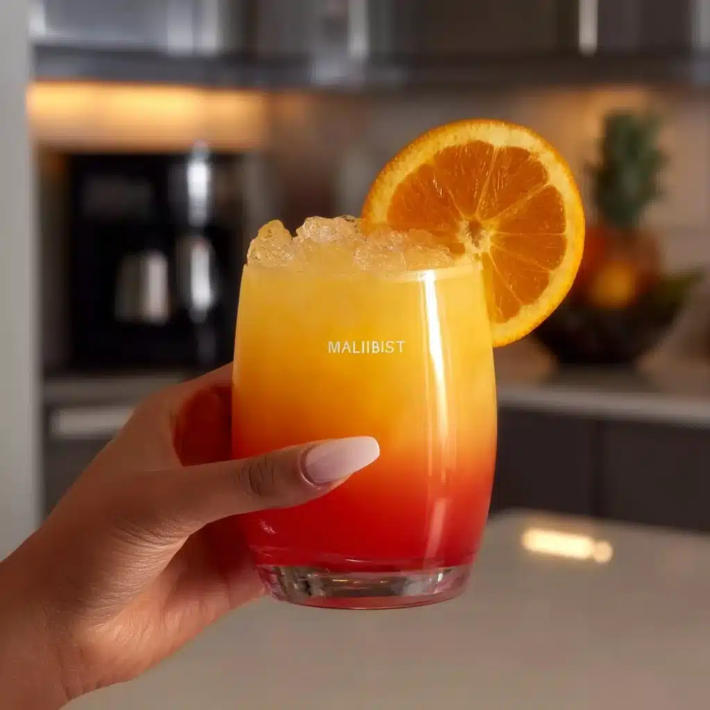 Malibu Sunset Cocktail
