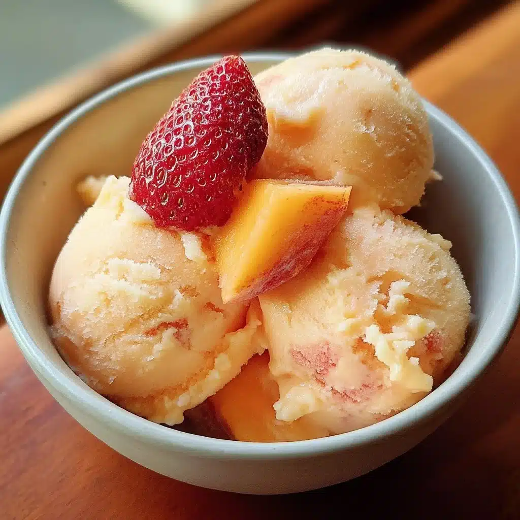 Mango Strawberry Sorbet