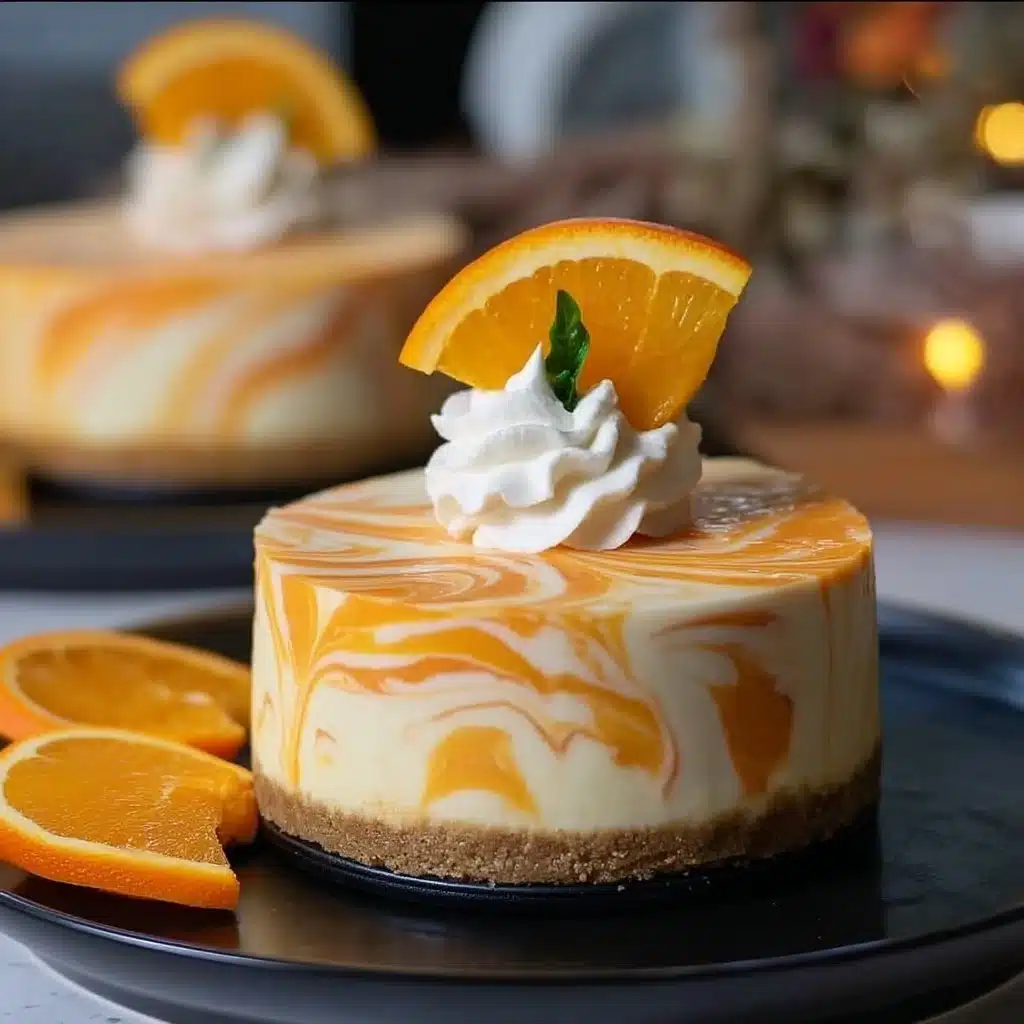 No-Bake Creamsicle Cheesecake