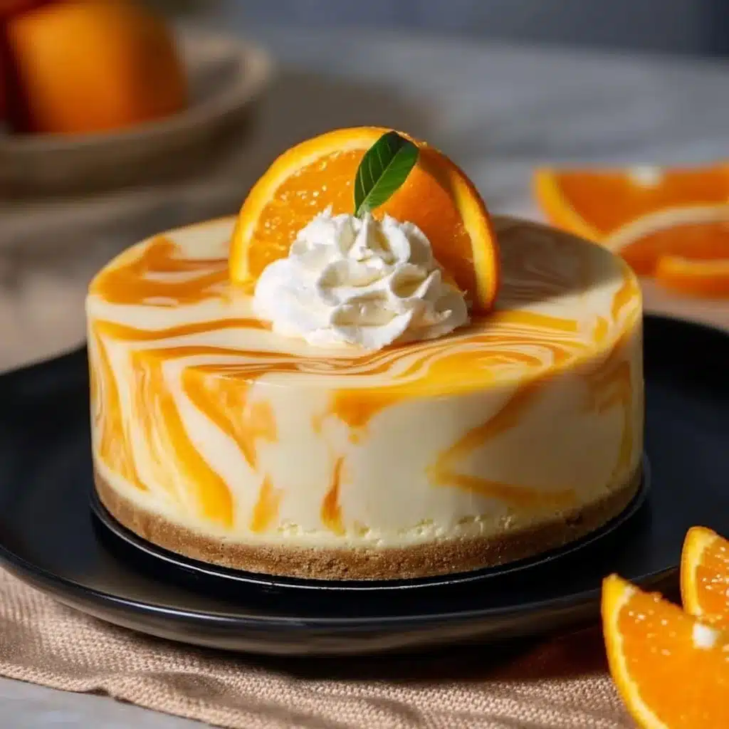 No-Bake Creamsicle Cheesecake