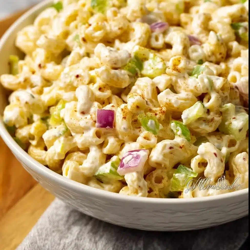 Old-Fashioned Creamy Macaroni Salad