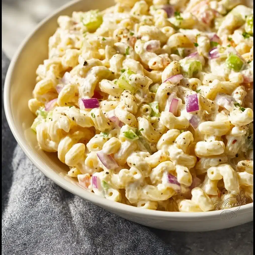 Old-Fashioned Creamy Macaroni Salad