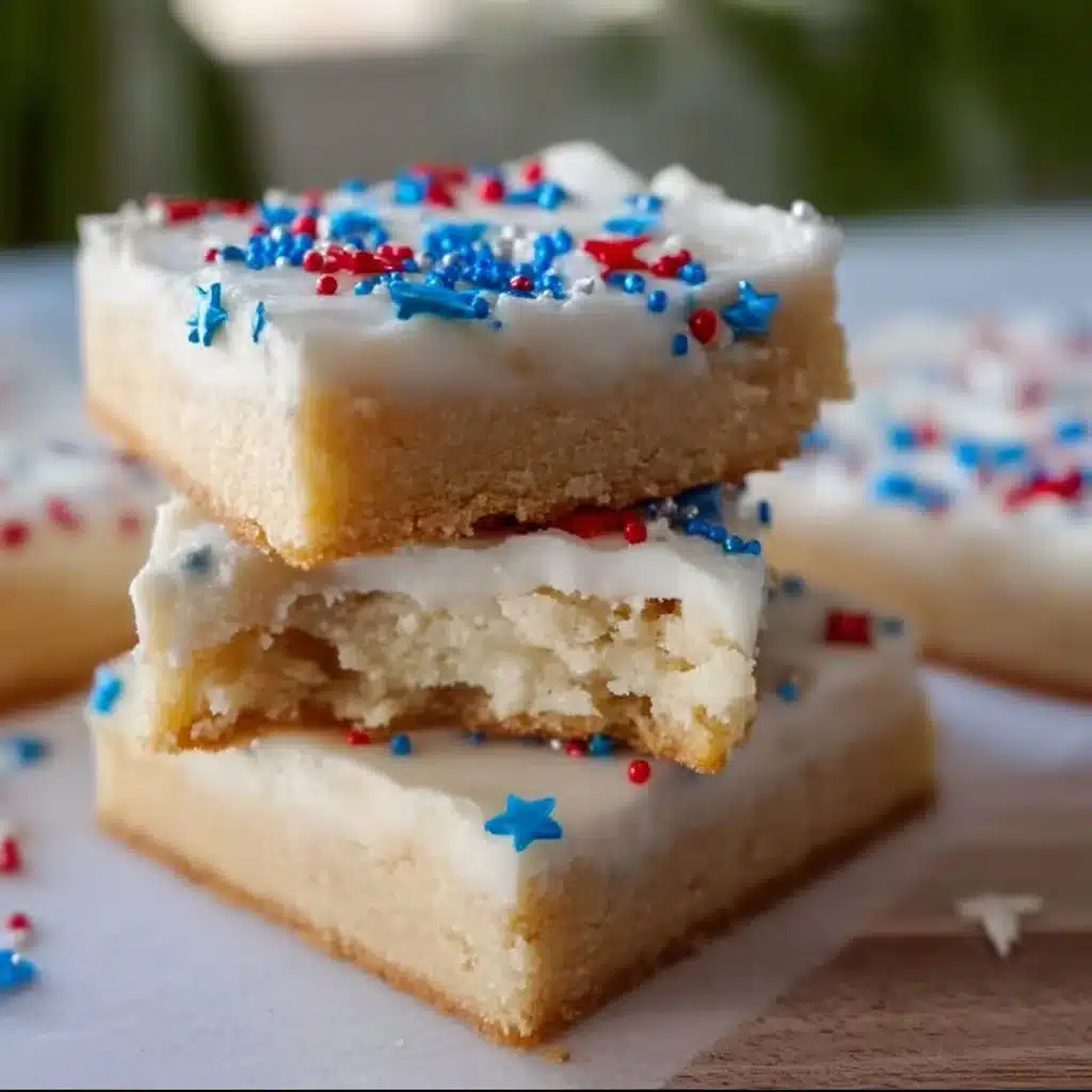 Patriotic Sugar Cookie Bars