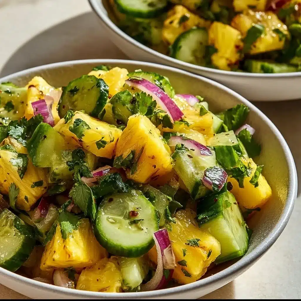 Pineapple Cucumber Salad
