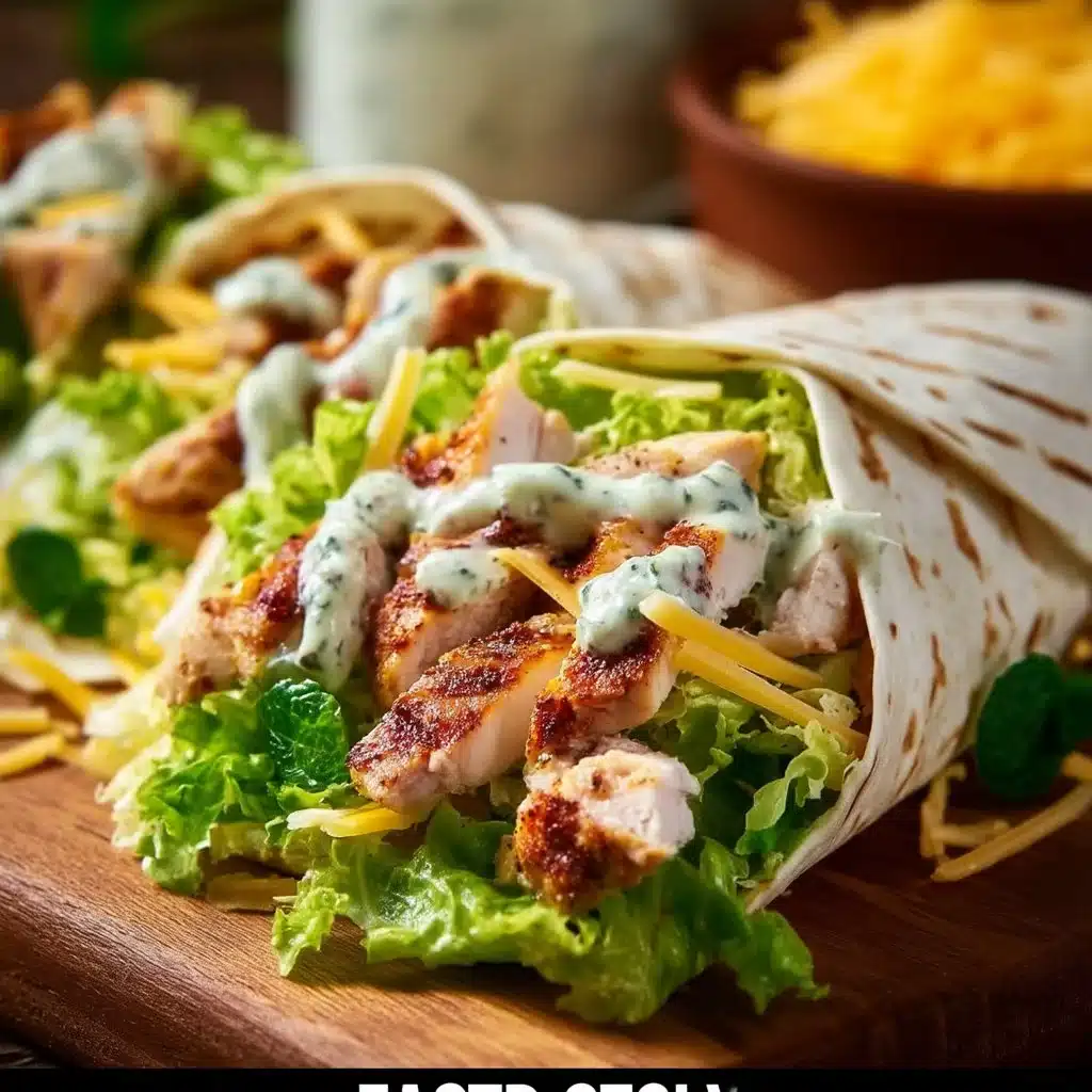 Quick Grilled Chicken Wraps