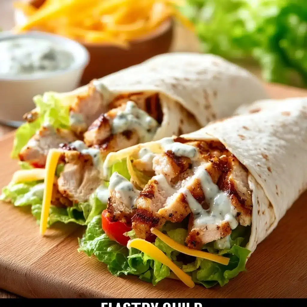 Quick Grilled Chicken Wraps