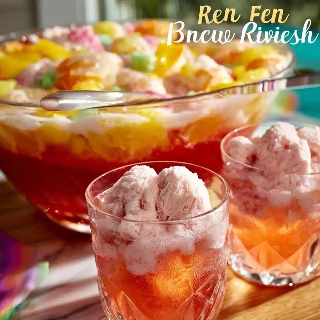 Rainbow Sherbet Punch