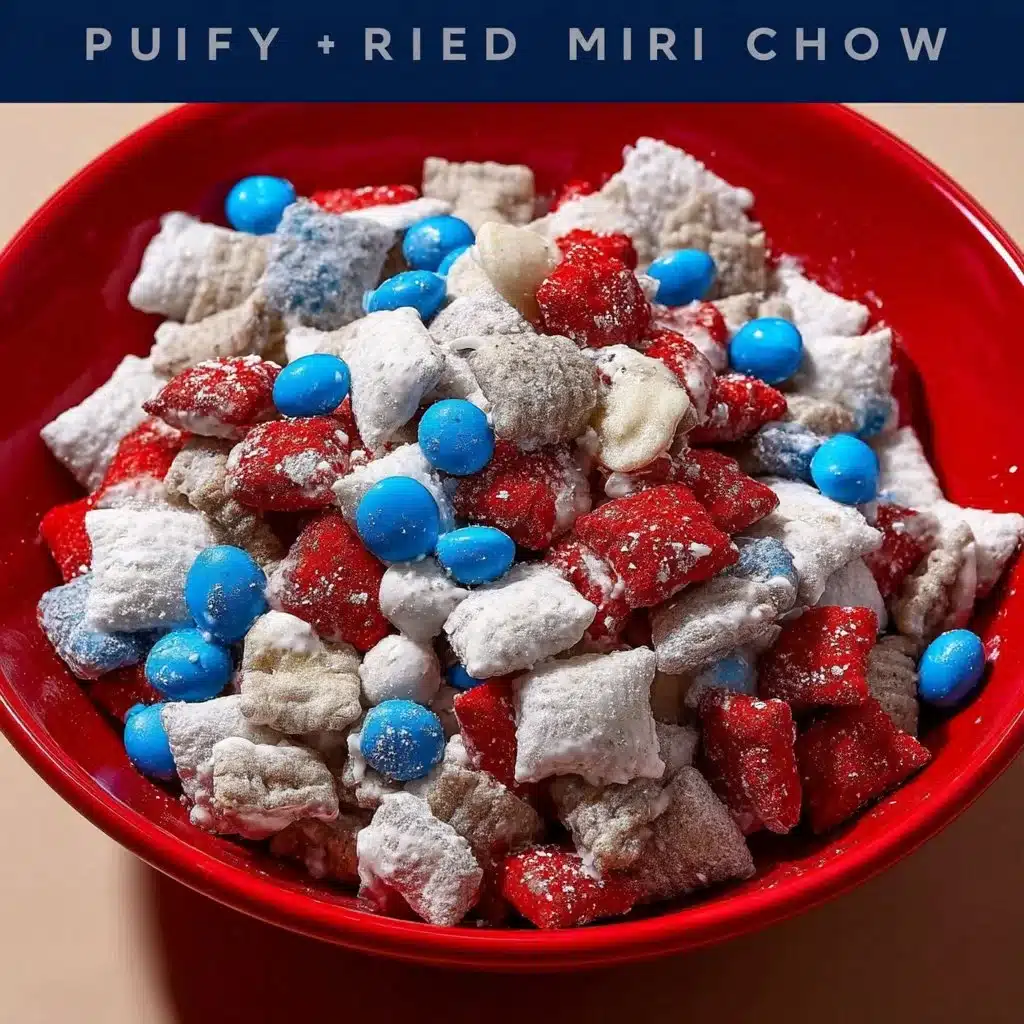 Red White & Blue Puppy Chow
