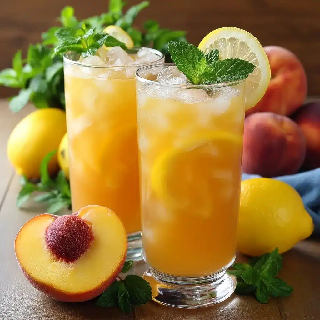 Refreshing Peach Lemonade
