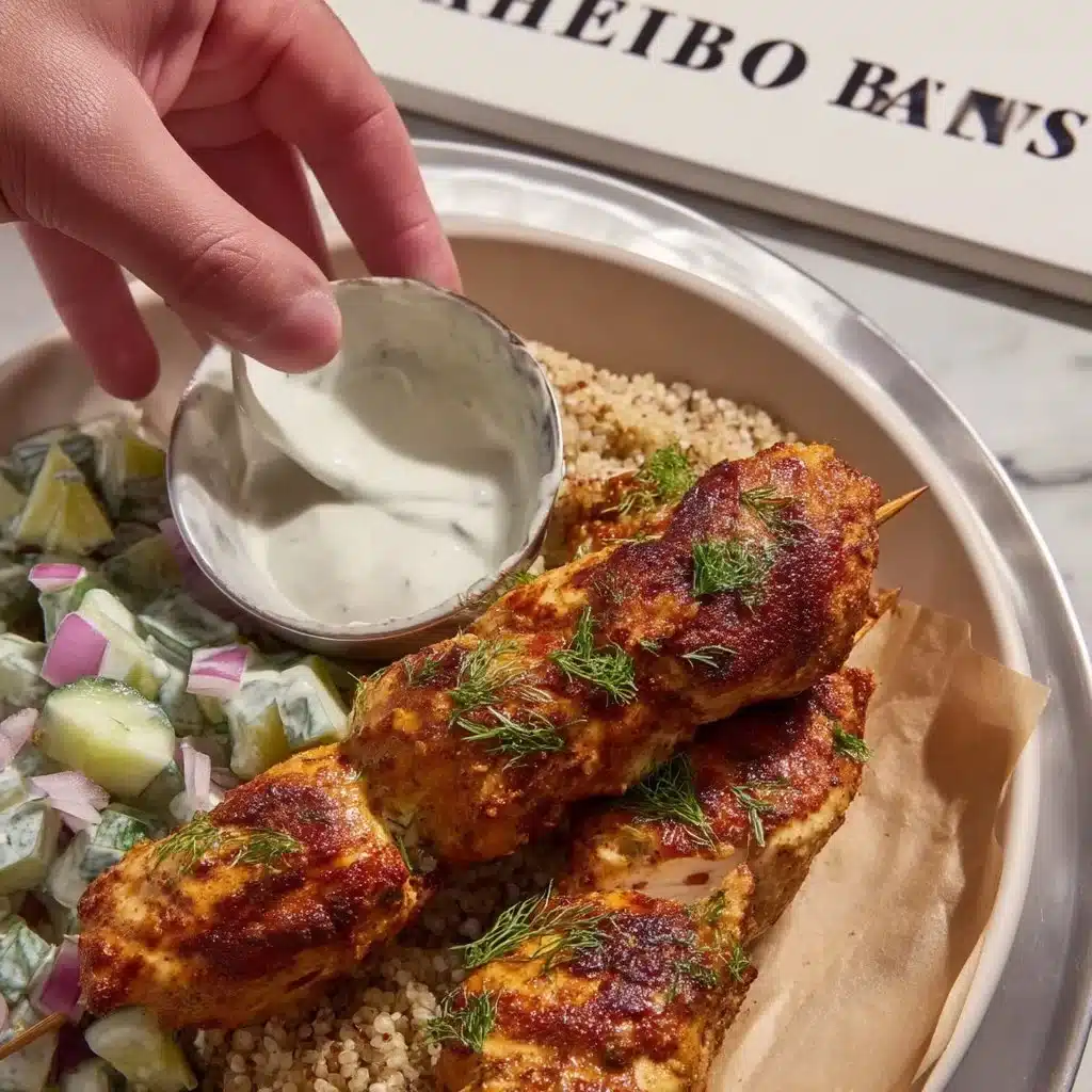 Sheet Pan Chicken Kabobs