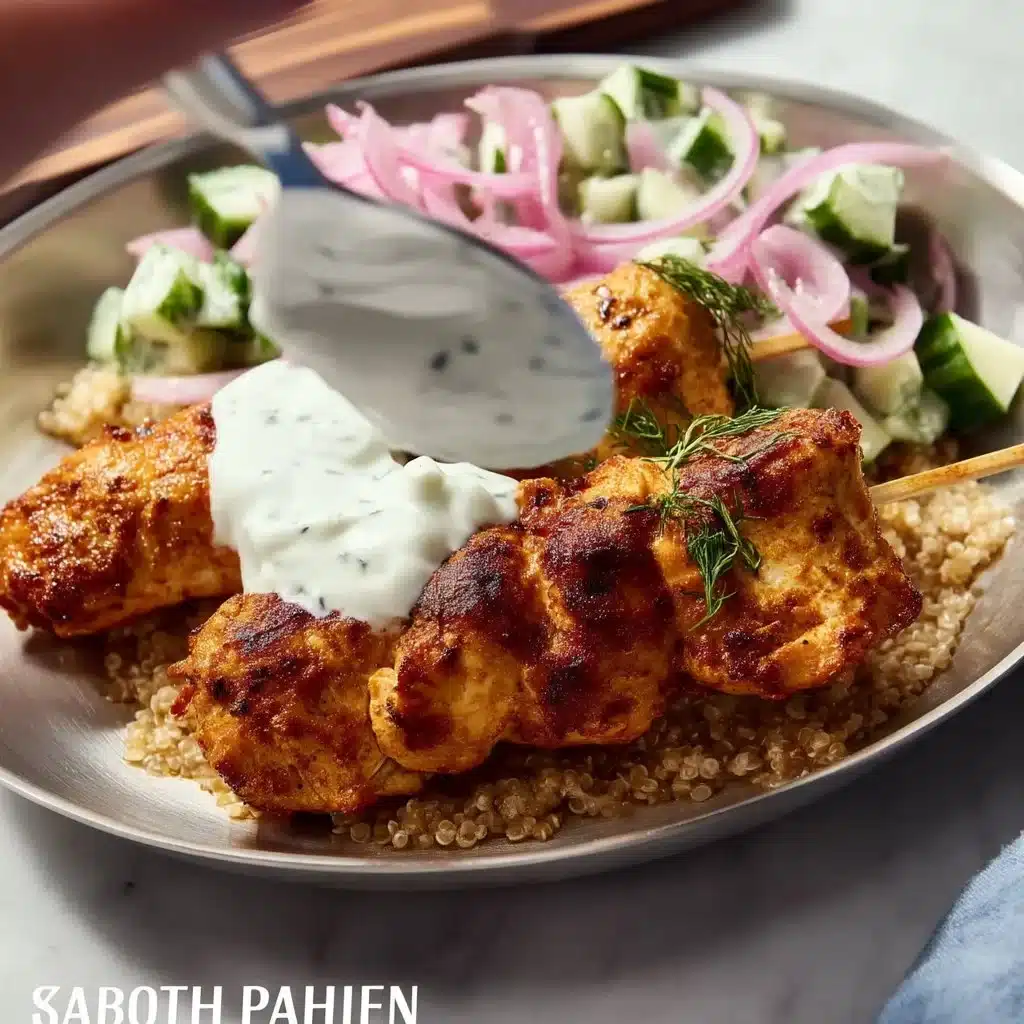 Sheet Pan Chicken Kabobs