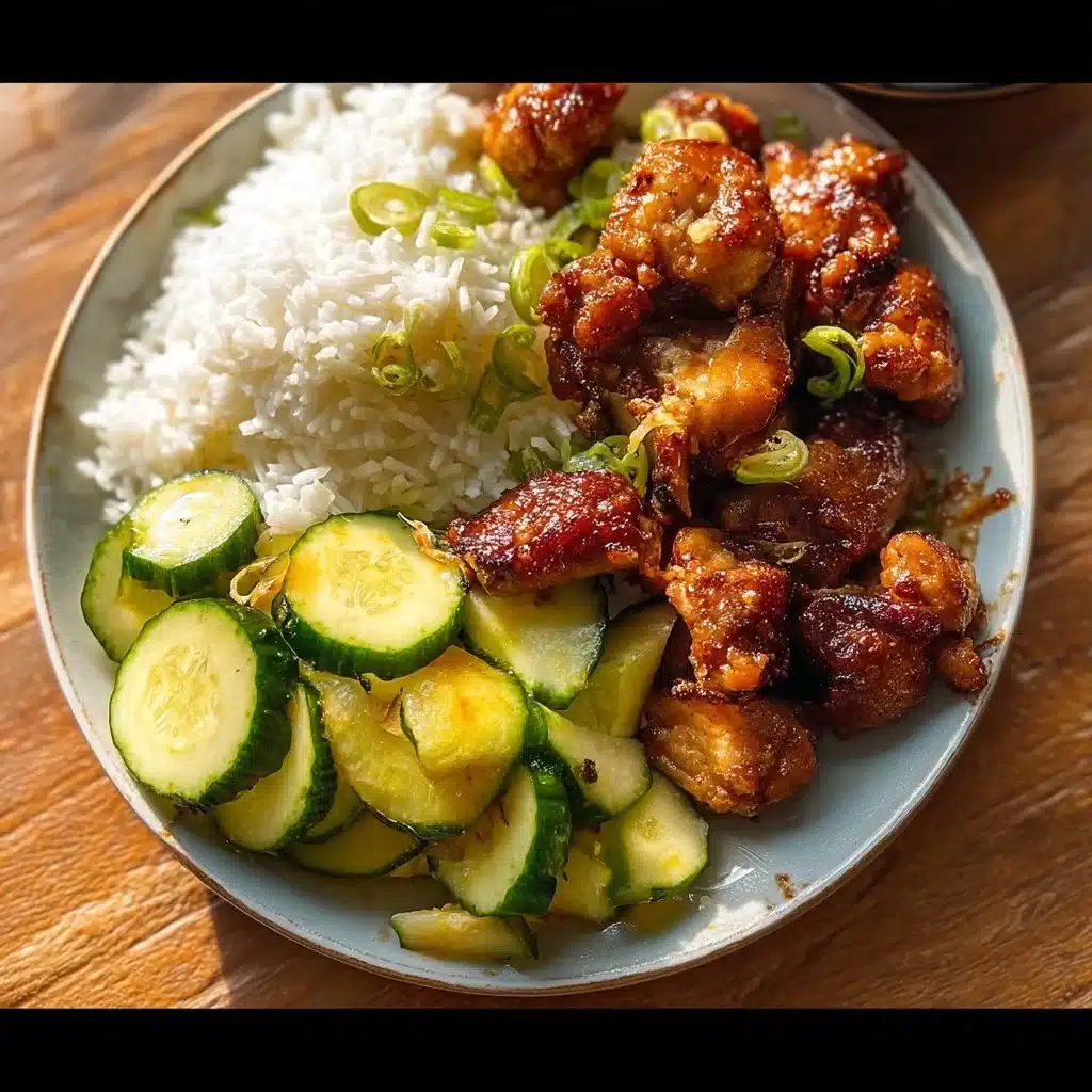 Sheet Pan Hot Honey Garlic Chicken and Zucchini