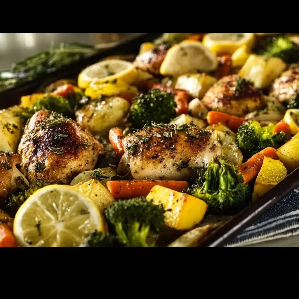 Sheet Pan Lemon Herb Chicken and Vegetables
