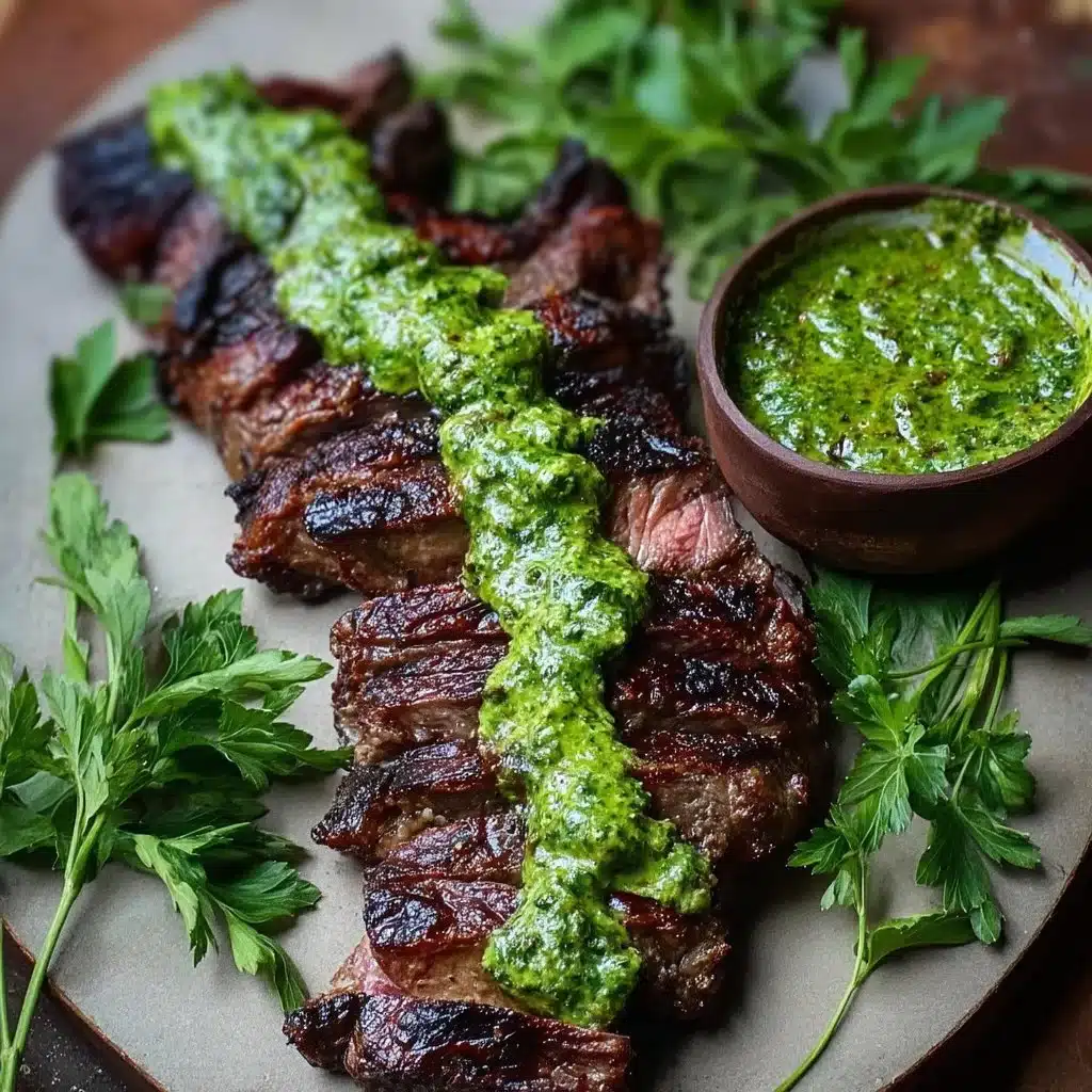 Skirt Steak Marinade with Chimichurri