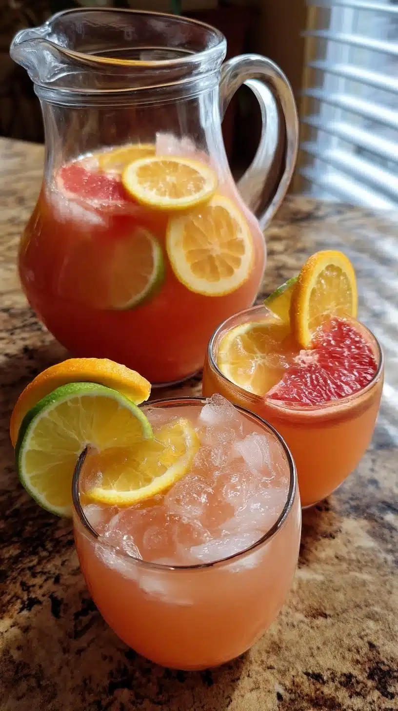 Sparkling Citrus Punch for Cookouts