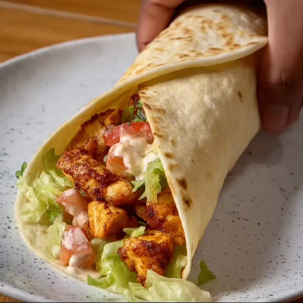 Spicy Grilled Chicken Wraps