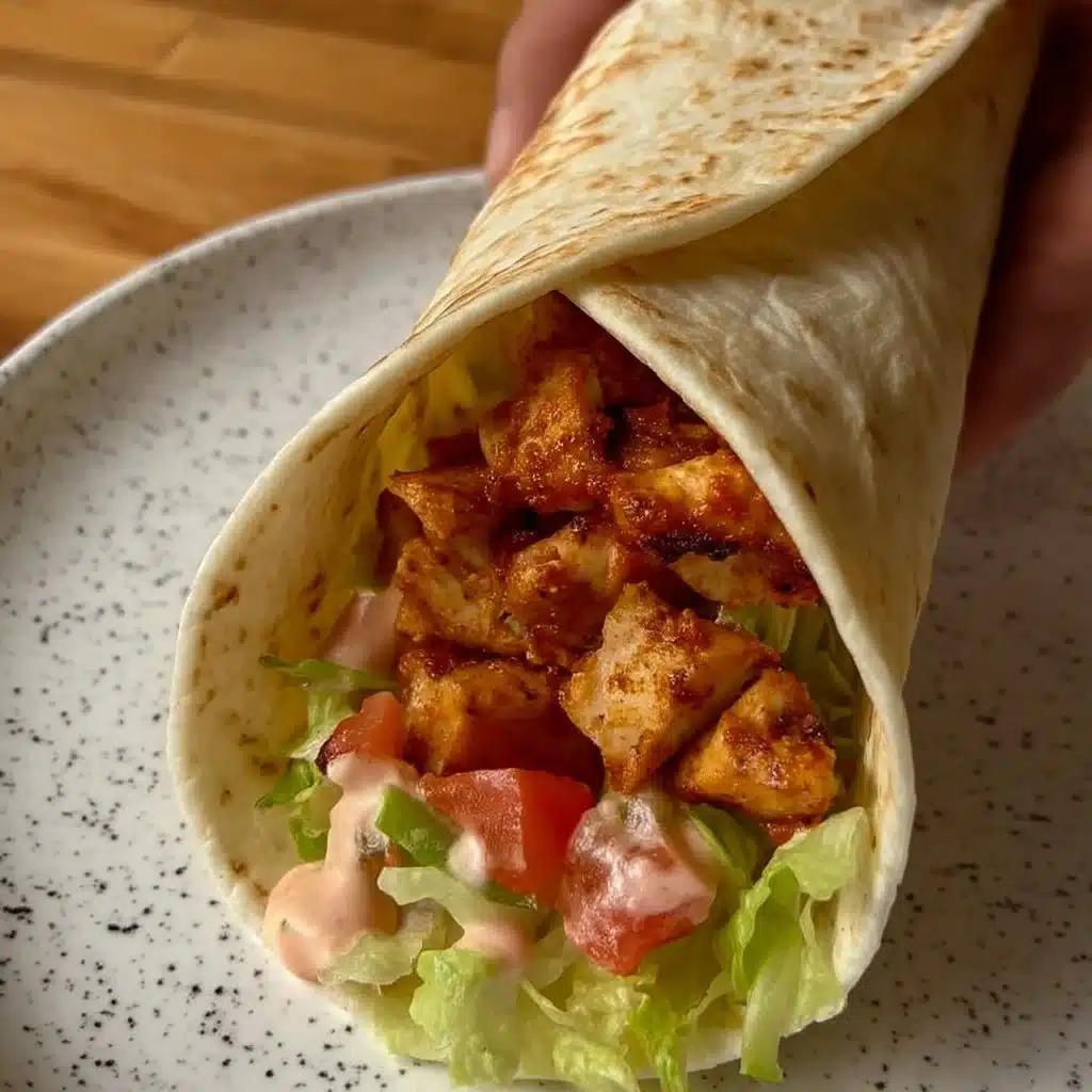 Spicy Grilled Chicken Wraps