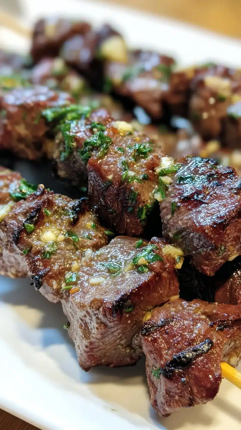 Steakhouse Garlic Butter Kebabs