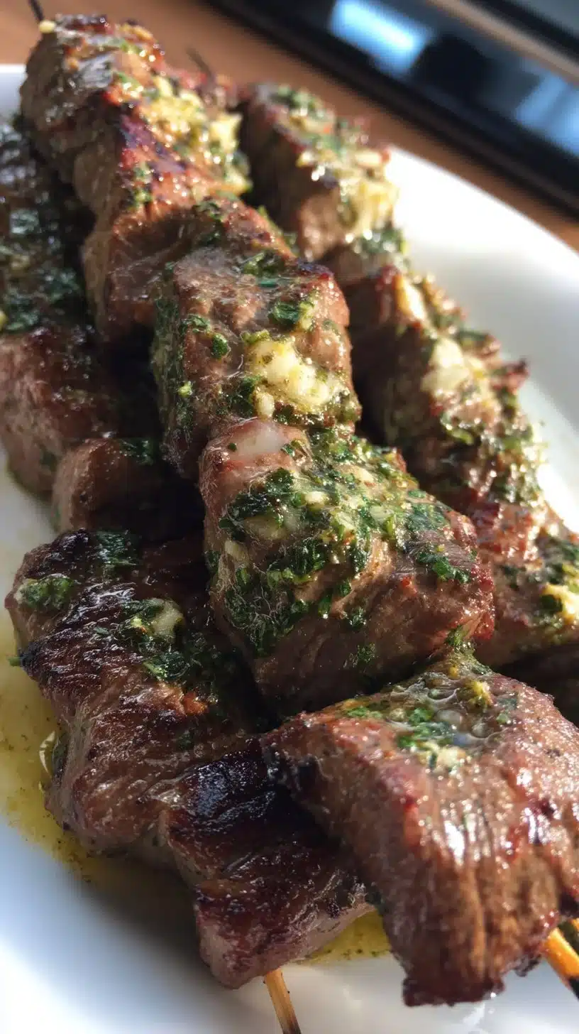 Steakhouse Garlic Butter Kebabs