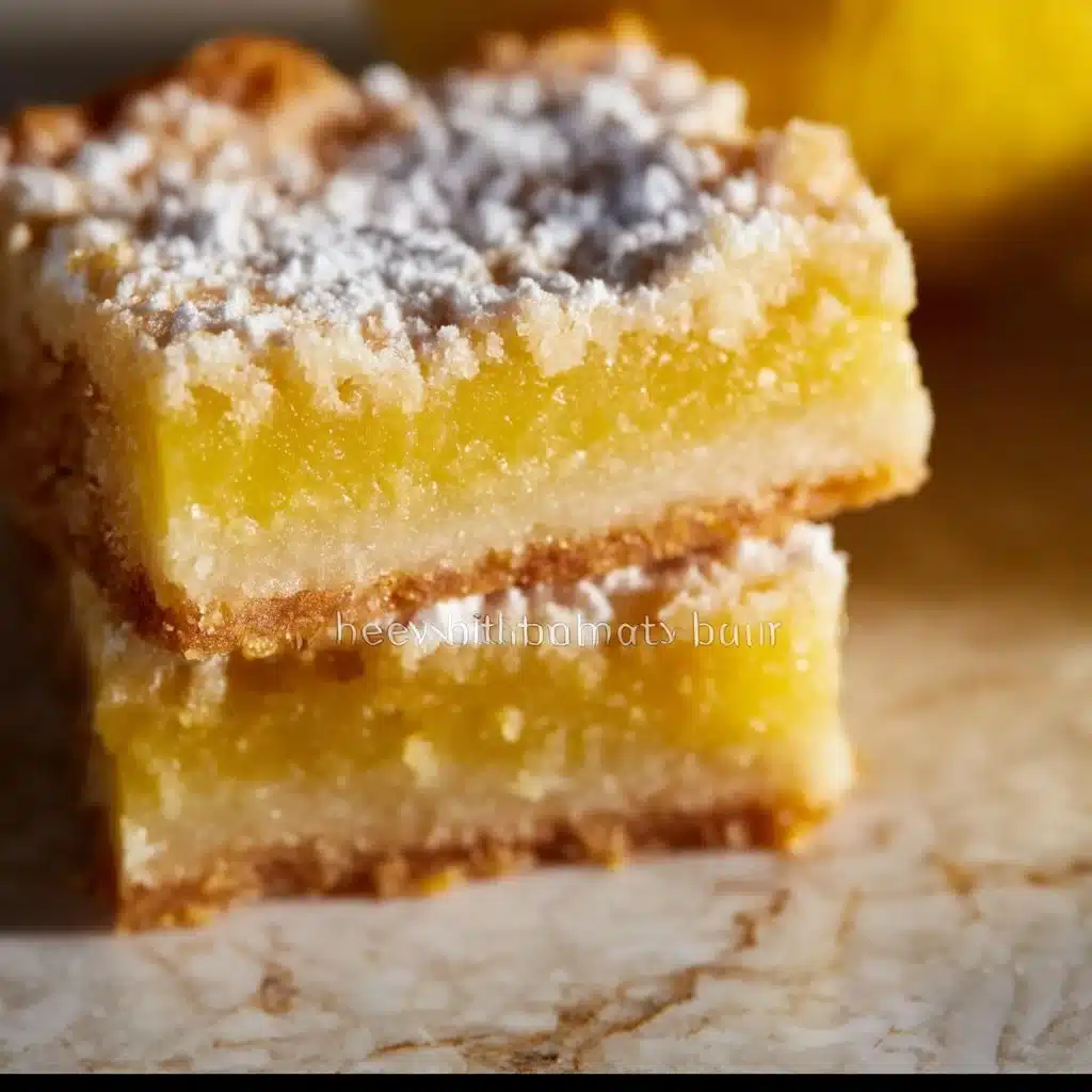 Super Easy Lemon Bars