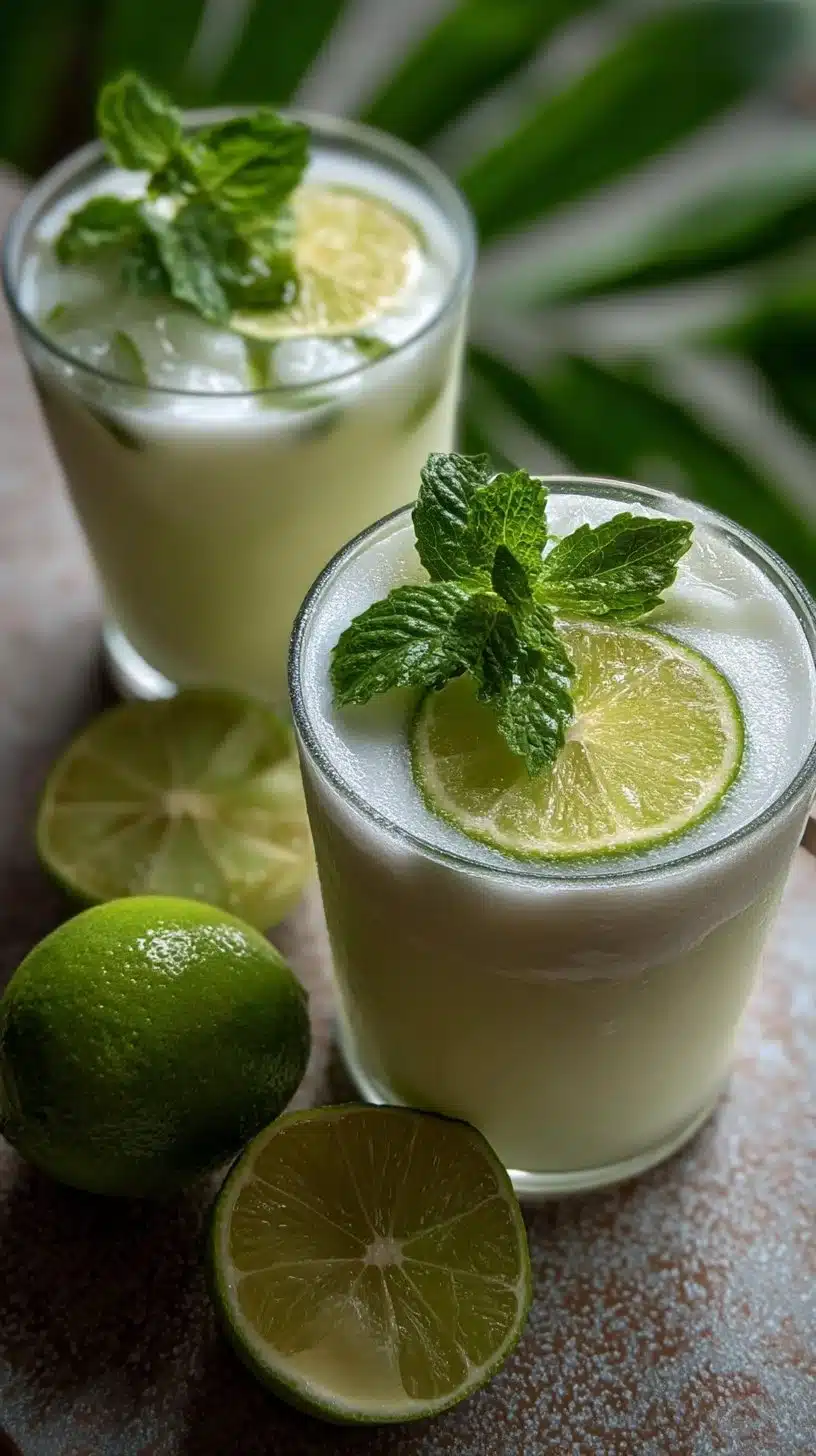 Tropical Coconut Lime Refresher