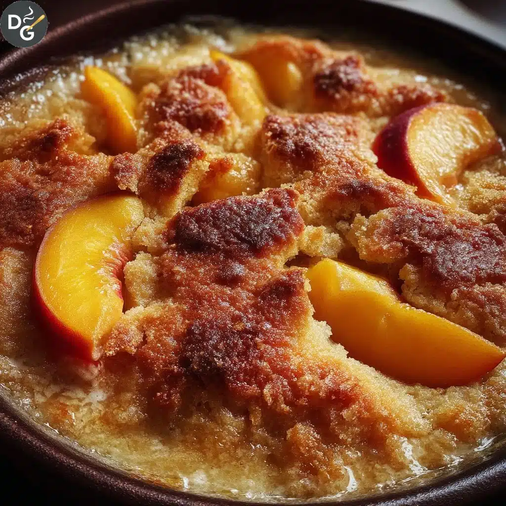 Classic Peach Cobbler Just Like Mom Made