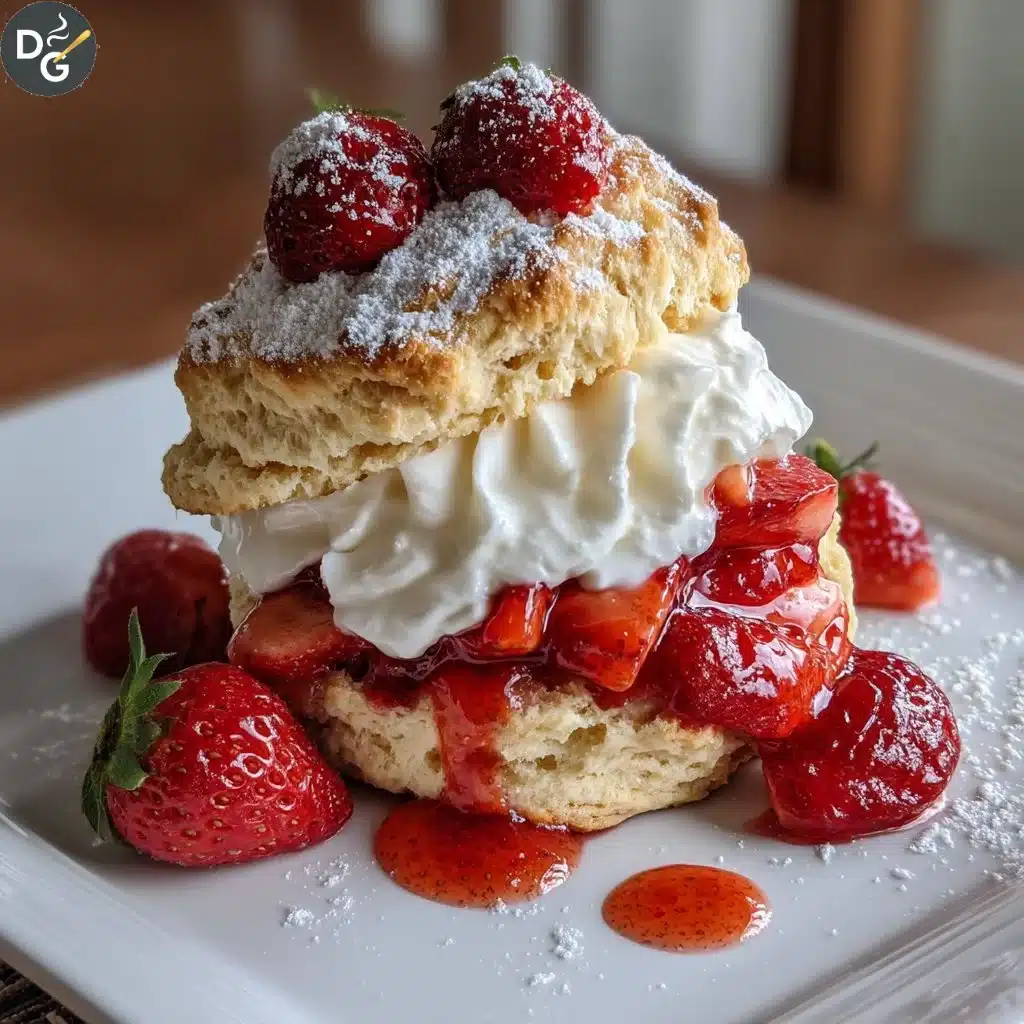 Classic Strawberry Shortcake From Scratch