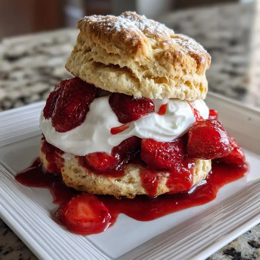 Classic Strawberry Shortcake From Scratch