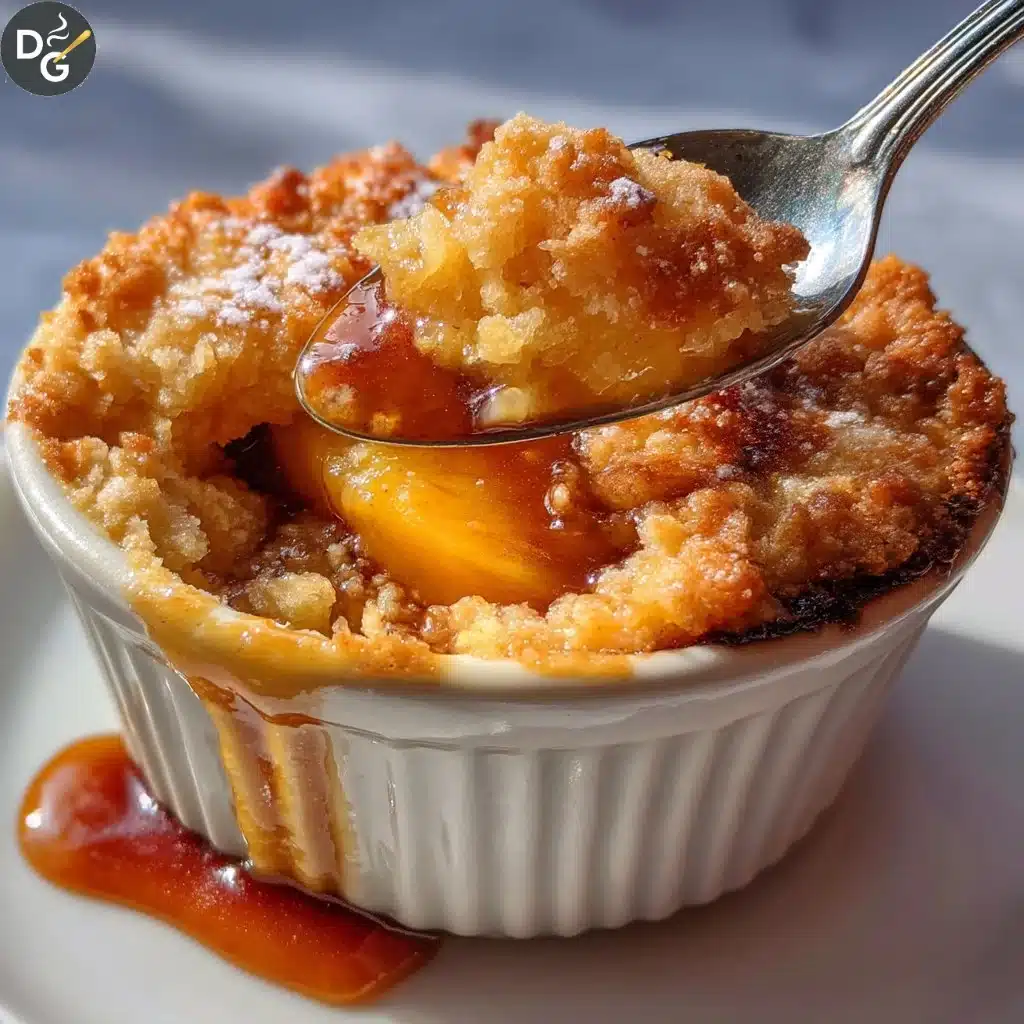 Comforting Peach Cobbler That Melts In Your Mouth