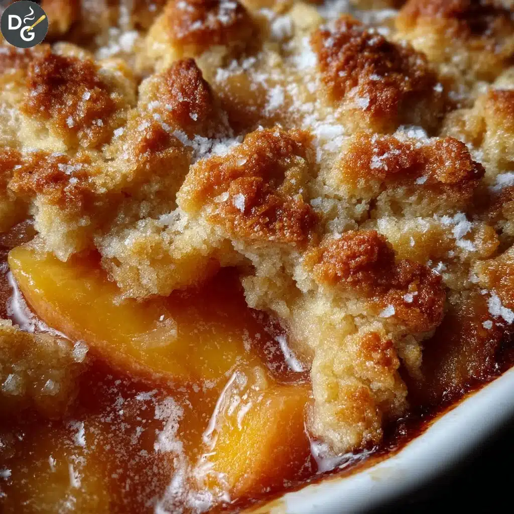 Mouthwatering Peach Cobbler