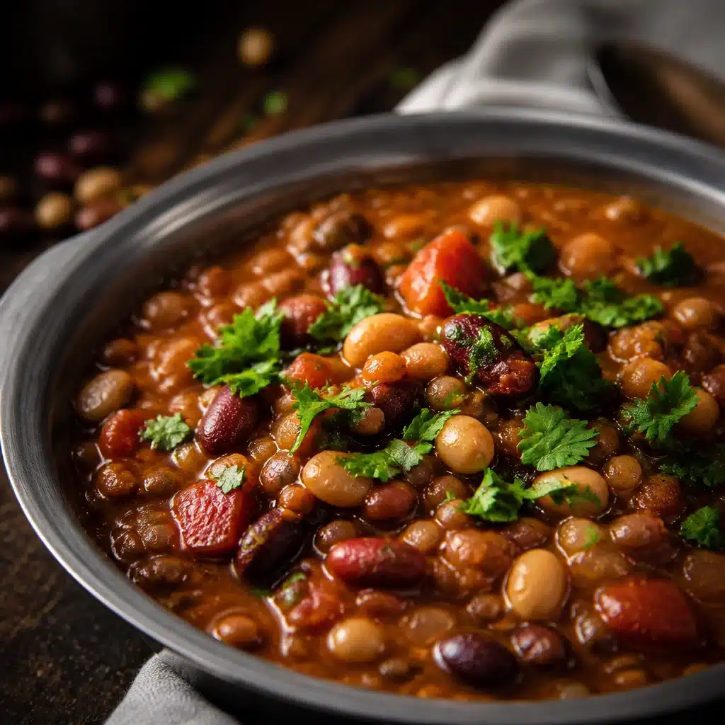 Cozy Slow Cooker Hearty Bean Soup (Pork-Free) for Chilly Nights