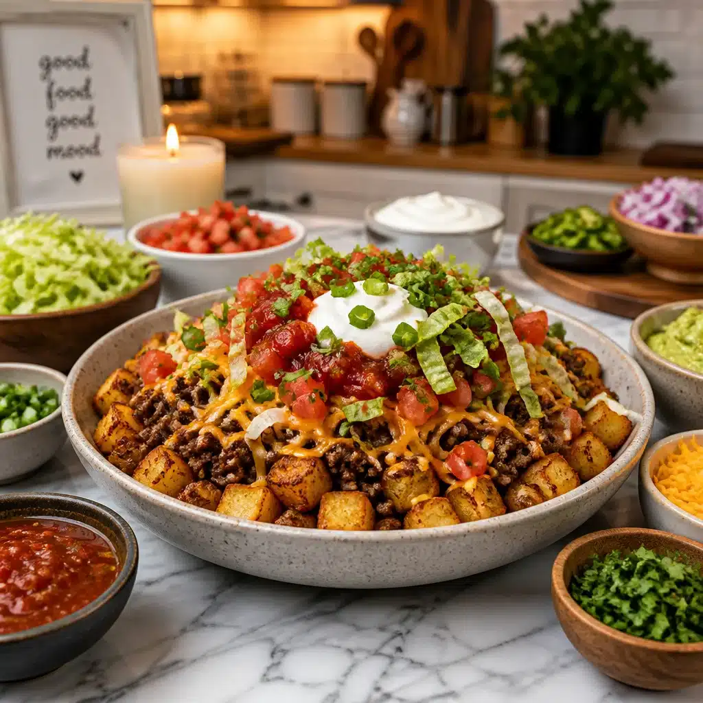 Loaded Potato Taco Bowl