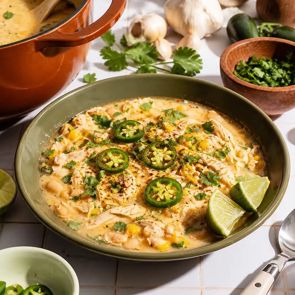 Deliciously Healthy High-Protein White Chicken Chili Recipe