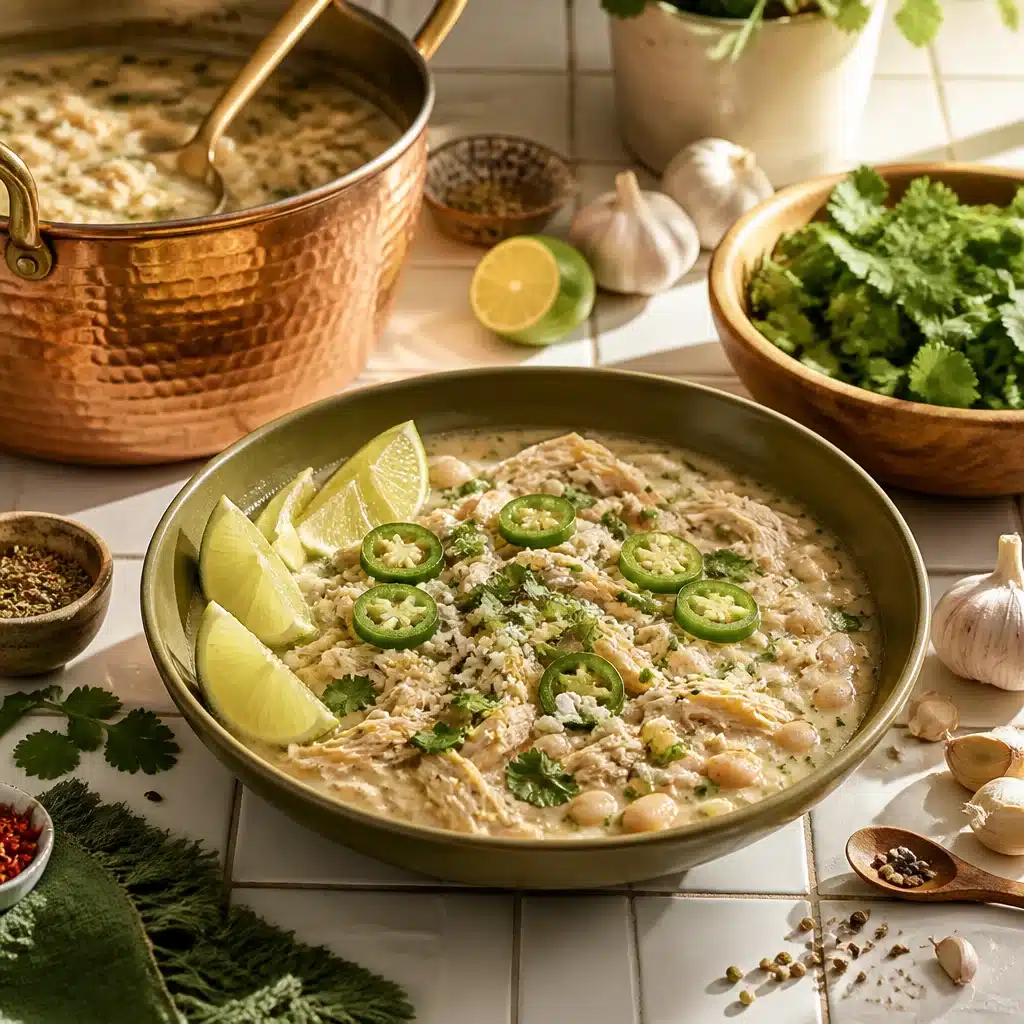 Healthy High-Protein White Chicken Chili