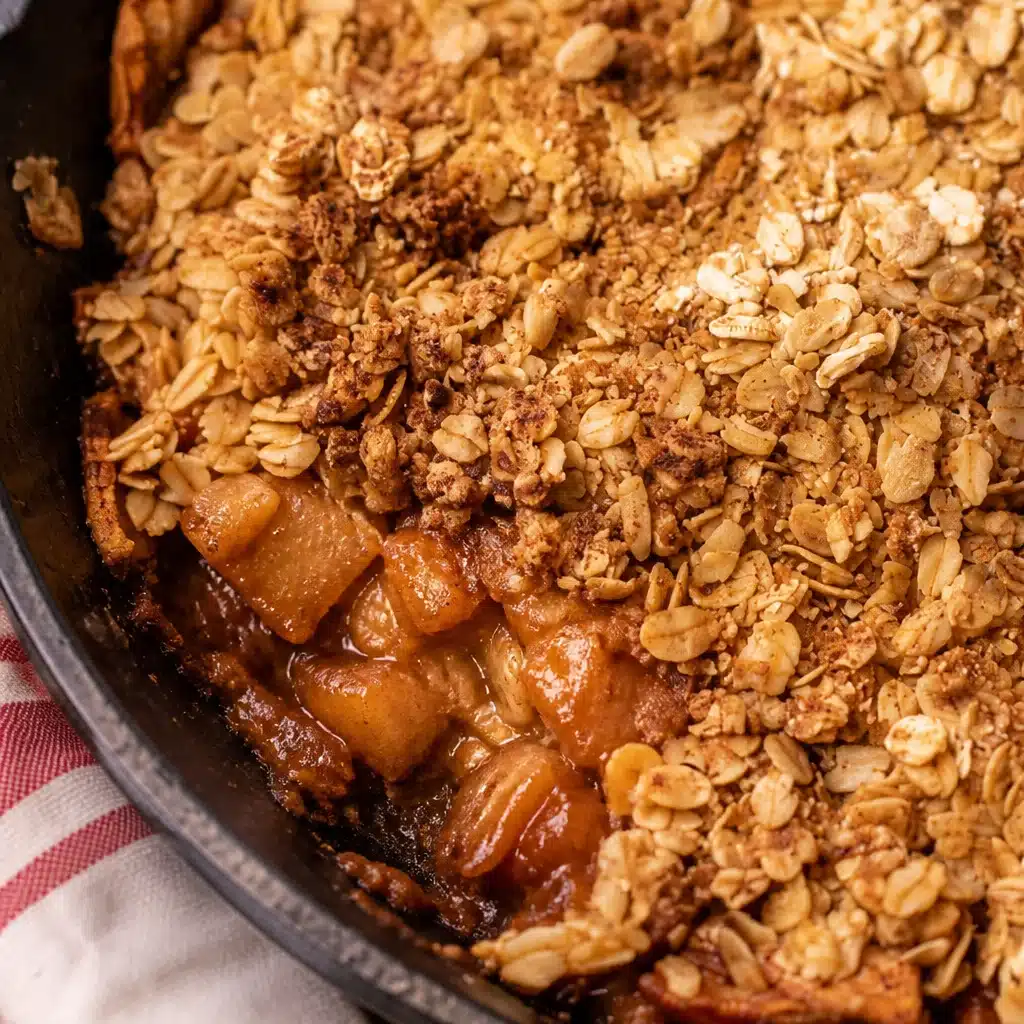 Deliciously Old-Fashioned Cast Iron Apple Crisp You’ll Love