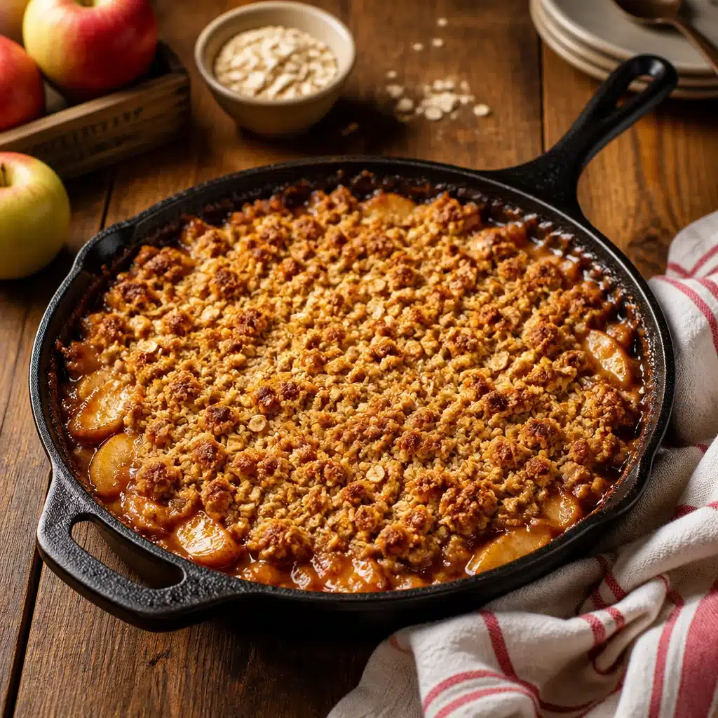 Deliciously Old-Fashioned Cast Iron Apple Crisp You’ll Love