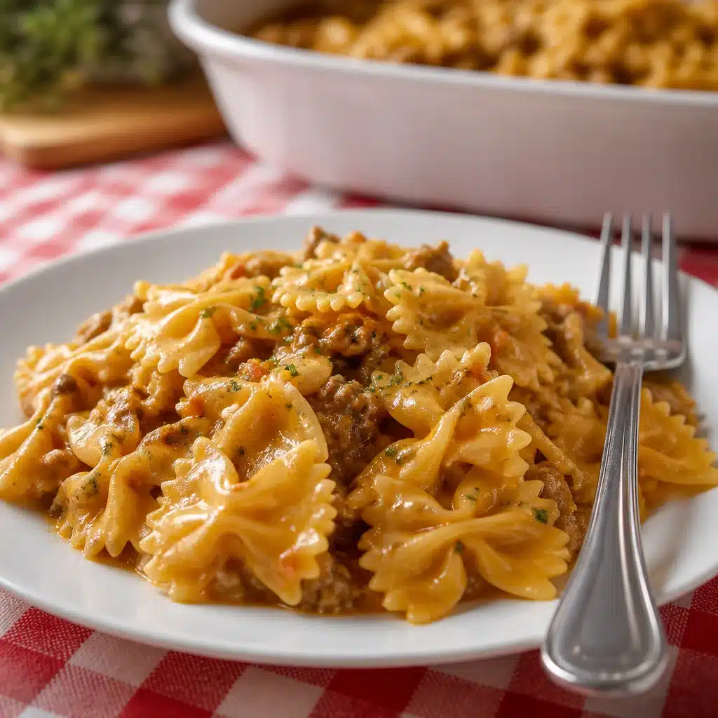 Easy Hamburger Casserole Recipe for Cozy Family Dinners