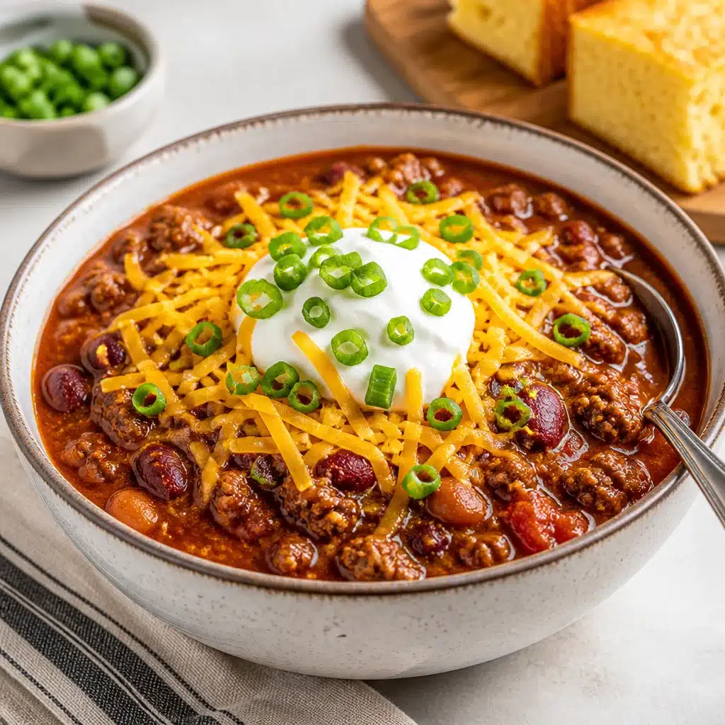 Old-Fashioned Homemade Beef Chili