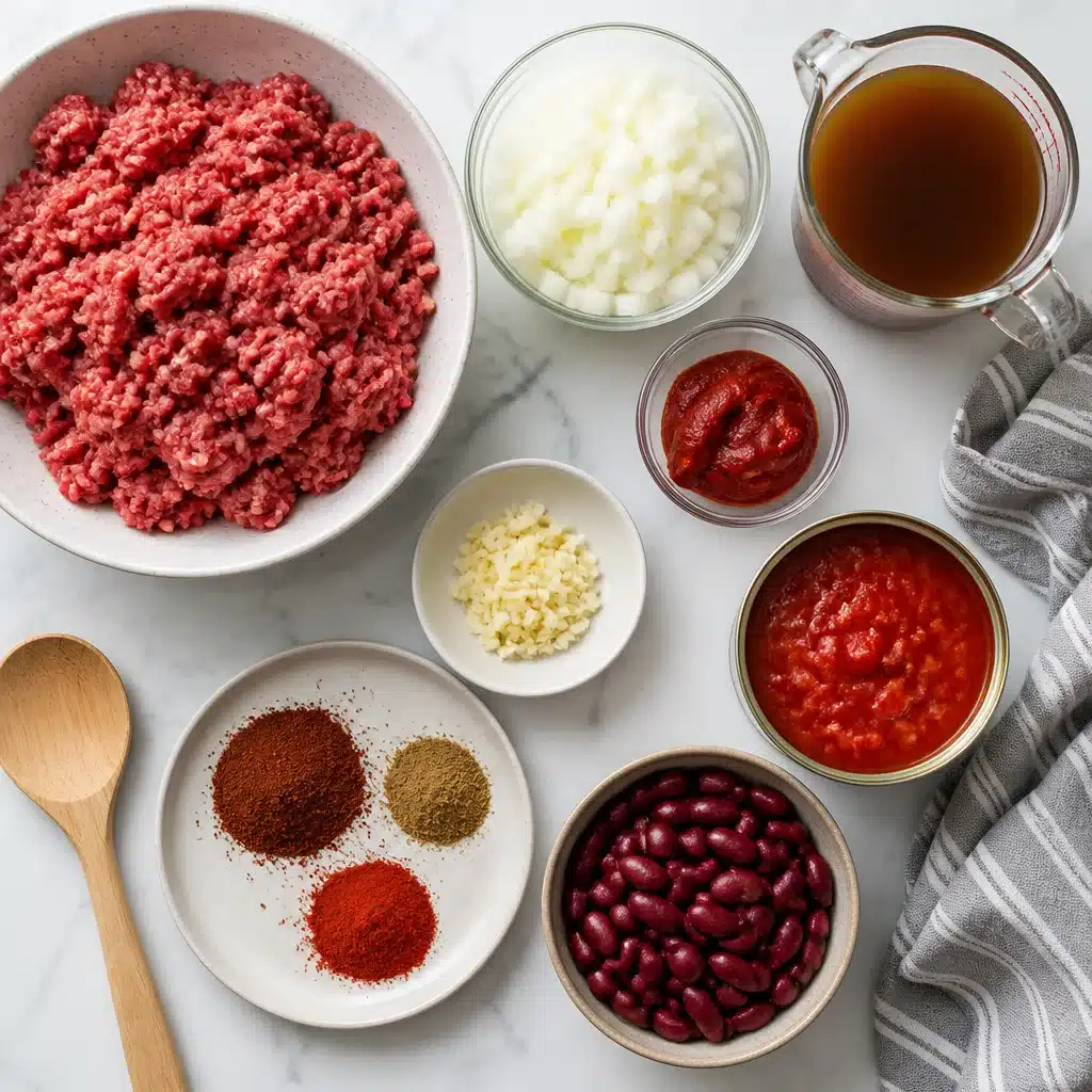 Old-Fashioned Homemade Beef Chili