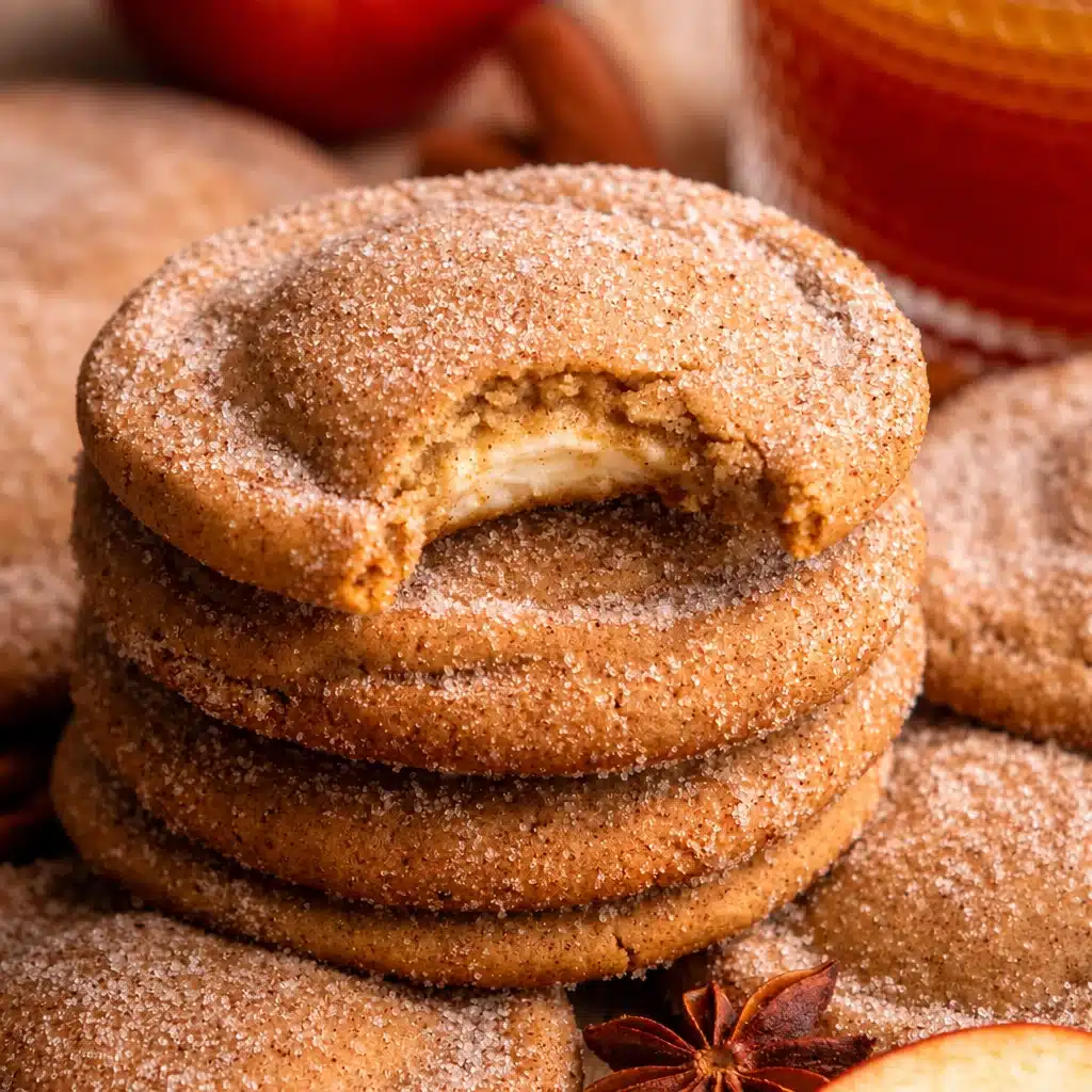 Indulge in Delicious Cheesecake-Stuffed Apple Cider Cookies!