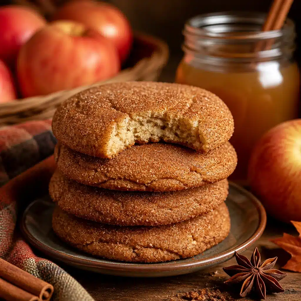 Cheesecake-Stuffed Apple Cider Cookies