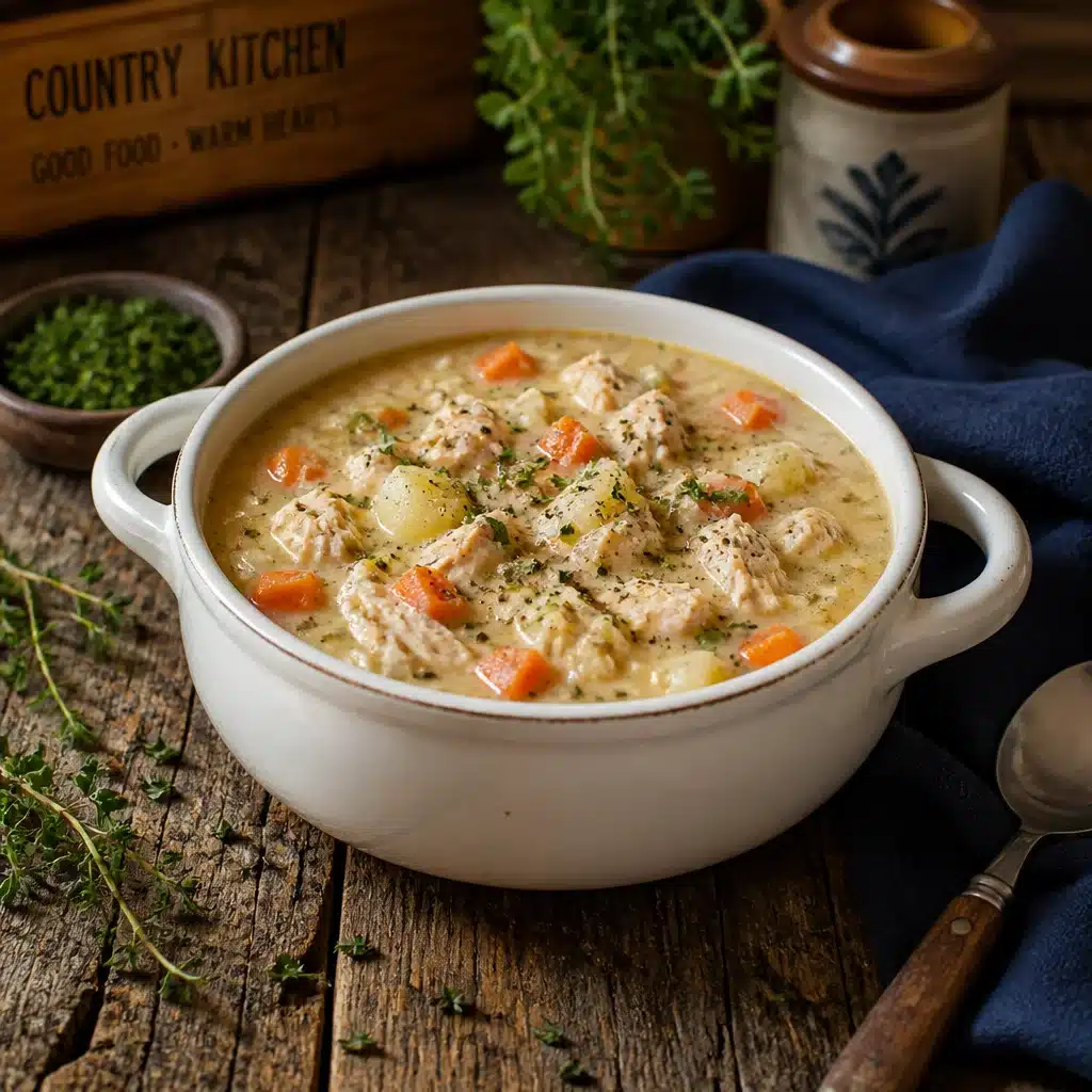 Creamy Chicken Pot Pie Soup
