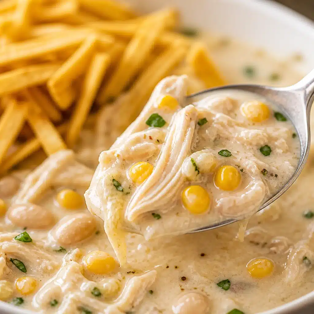 Savory Creamy Crockpot White Chicken Chili for Cozy Nights