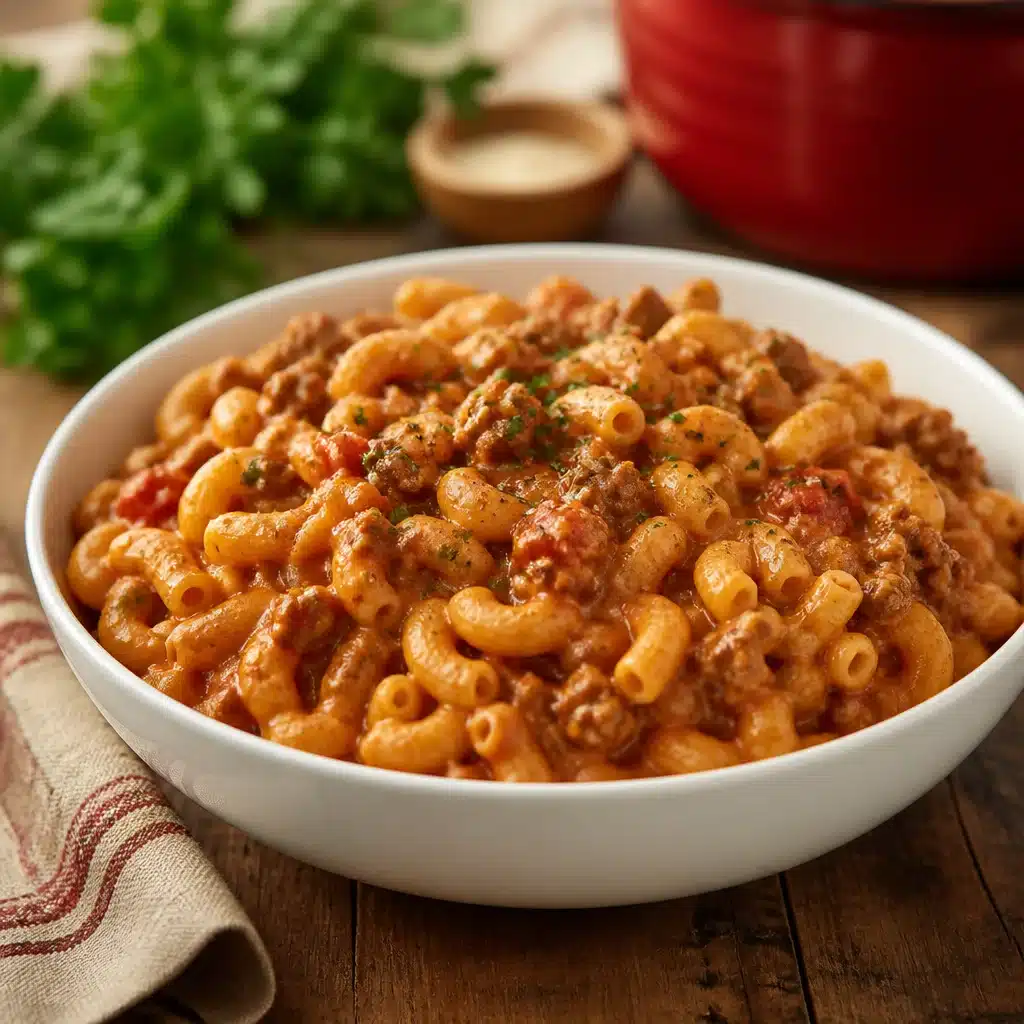 Classic Ground Beef Goulash