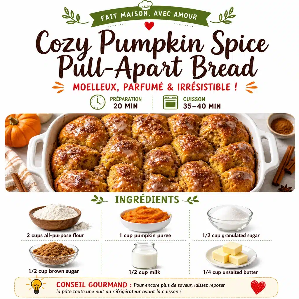 Best Cozy Pumpkin Spice Pull-Apart Bread