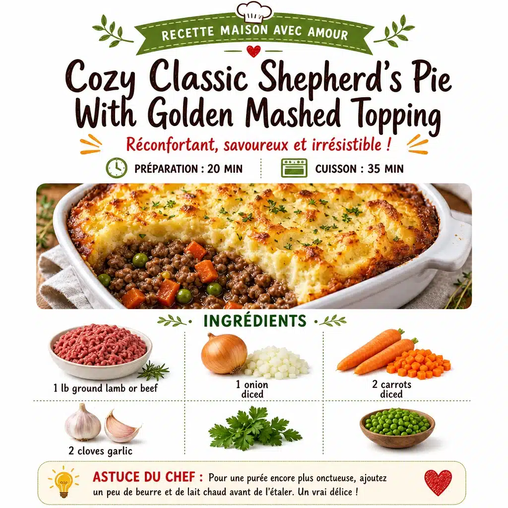Cozy Classic Shepherd’s Pie With Golden Mashed Topping