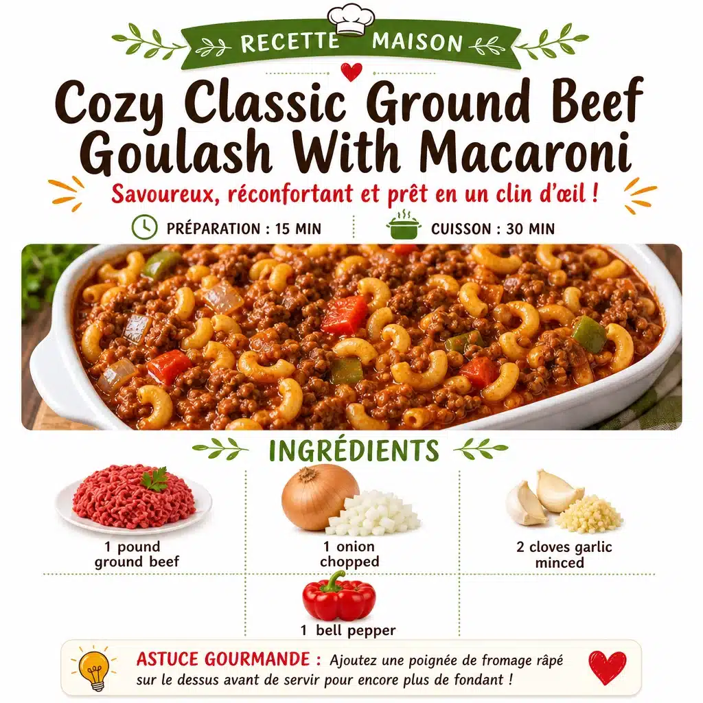 Best Cozy Classic Ground Beef Goulash With Macaroni